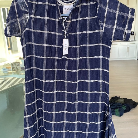 NWT Anthropologie navy Dolan dress xs - Picture 3 of 3
